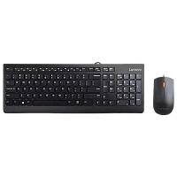Set Tastatură + Mouse Lenovo 4X30L79912, Cu fir, Negru