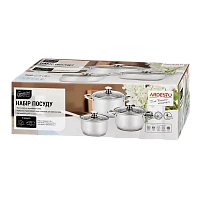 Set de vase Ardesto AR1906PS, Oțel inoxidabil