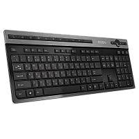 Tastatură SVEN KB-E5500W, Fără fir, Negru | Argintiu
