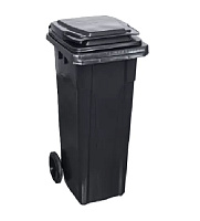 Tomberon din plastic 120 L (negru) Turcia