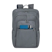 Rucsac pentru Laptop RivaCase 7569, 17.3", Poliester RPET ECO-FRIENDLY, Gri