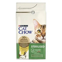 Hrană uscată pentru pisici Purina Cat Chow Sterilised Turkey 1.5kg