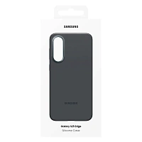 Husă Samsung Silicone Cover pentru Galaxy S25 Edge, Negru
