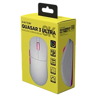 Gaming Mouse HATOR Quasar 3 Ultra 8K, Alb