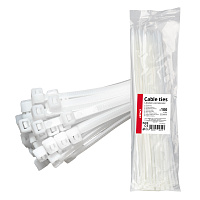 04312 Coliere de fixare albe AMiO 4,8Г—350 mm, 100 buc.