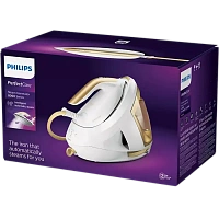 Fier de călcat cu generator de abur Philips PSG8040/60, 2700W, Alb | Auriu