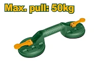 Ventuză dublă pentru sticlă ABS 50 kg Jadever