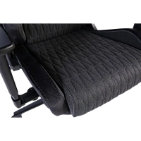 Scaun Gaming HATOR Ironsky Fabric, Țesătură, PU Piele, Negru