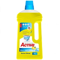 Soluție de curățat podele și pereți Active Extra Citrus 1L