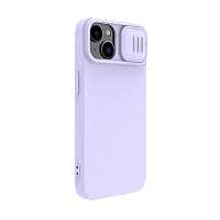 Husă Nillkin iPhone 14 Plus, CamShield Silky Silicone, Violet