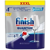 Tablete pentru mașina de spălat vase Finish Quantum Regular All in One, 60 buc