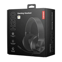 Căști gaming Lenovo Legion H210, Cu fir, Negru