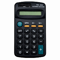 Calculator de Buzunar Kenko KK-402, 8 Digiti, electronic compact cu display LCD, ideal pentru Scoala, Birou si Uz Zilnic
