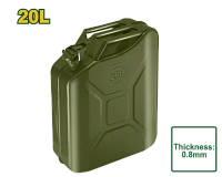 Canistră metalică verticală pentru combustibil 20L Jadever JDQY1320