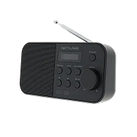 Radio portabil MUSE M-109 DB, Negru