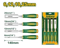 Set dălți pentru lemn (4 bucăți) Jadever