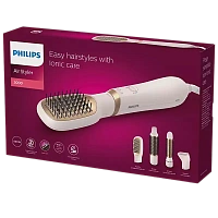 Uscător de păr-perie PHILIPS BHA310/00, 800 W, Roz