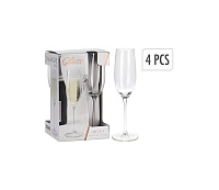 Set de păhare pentru șampanie Vinissimo 4buc. - 210ml (47329)