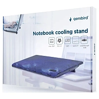 Suport de răcire pentru laptop Gembird NBS-2F15-05, 15,6", Negru