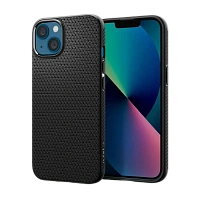 Husă Spigen iPhone 13 mini, Liquid Air, Negru mat
