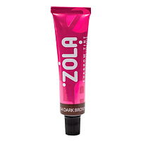 Vopsea pentru sprâncene ZOLA cu colagen 04 Dark Brown 15 ml