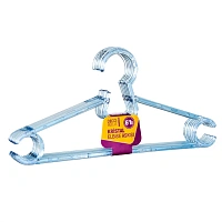 Umerase pentru haine DecoBella, transparente, 40cm, 6 buc