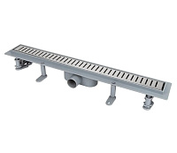 Rigolă de duș ITAL IT13-FT01/300 (ABS plastic + inox)