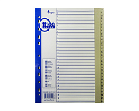 Index Separator Plastic A4 (1-31), Separatoare Documente Numerotate pentru Biblioraft, Organizator Documente Birou si Arhivare