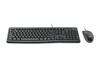 Set Tastatură + Mouse Logitech MK120, Cu fir, Negru