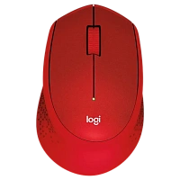 Mouse Wireless Logitech M330 Silent Plus, Roșu