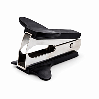 Decapsator cu fixator Norma, metalic, extractor capse, accesorii birou, pentru indepartare rapida capse, culoare negru