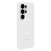 Husă Samsung Silicone Magnet Case pentru Galaxy S26 Ultra, Alb