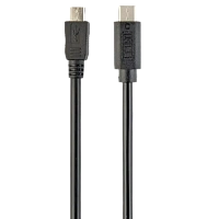Cablu încărcare și sincronizare Cablexpert CCP-USB2-mBMCM-6, USB Type-C/micro-USB, 1,8m, Negru