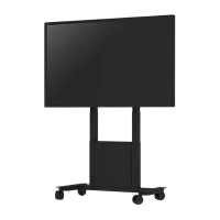 Suport TV Mobil NEC PD02MHA, Negru