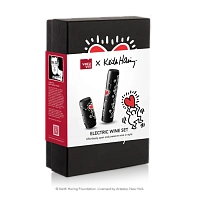 Vacu Vin Electric Wine Set Keith Haring