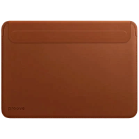 Husă pentru laptop Proove Leather Sleeve pentru MacBook, 14.2", Cafeniu