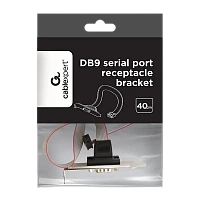 Receptacul pentru port serial DB9 pe suport Cablexpert CC-DB9ML-01, Auriu