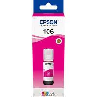 Recipient de cerneală Epson 106 EcoTank, C13T00R340, Magenta