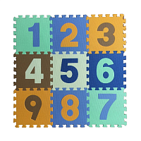 Covoraș-puzzle educativ „Cifre”, 9 elem.
