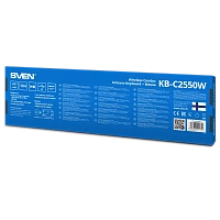 Set Tastatură + Mouse SVEN KB-C2550W, Fără fir, Negru