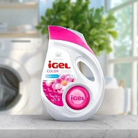 Detergent lichid pentru rufe colorate iGEL Color 2 L / 50 spalari