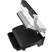 Grătar electric Tefal OptiGrill Elite, 2000W, Argintiu