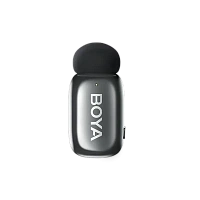 Microfon portabil pentru înregistrare vocală Boya mini 2-01, Fără fir, Gri