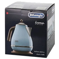 Fierbător electric DeLonghi KBOV 2001 AZ, Albastru deschis