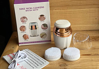 Perie electrică de masaj facial din silicon Sonic Facial