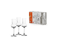 Set de pocale pentru grappa "Restaurant" 3buc - 80ml (32329)