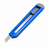 Set 5 cutttere utilitare birou 18 mm plastic, lama segmentata, cutter retractabil pentru carton hartie folie, cutit trafaret pentru birou depozit DIY
