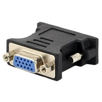 Adaptor Video Cablexpert A-DVI-VGA-BK, DVI-I (M) - VGA D-Sub (F), Negru