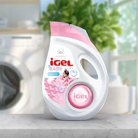 Detergent lichid pentru rufe copii iGEL Baby 2 L / 50 spalari