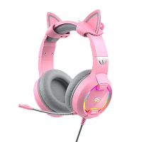 Căști gaming Havit H2233d, Cu fir, Roz